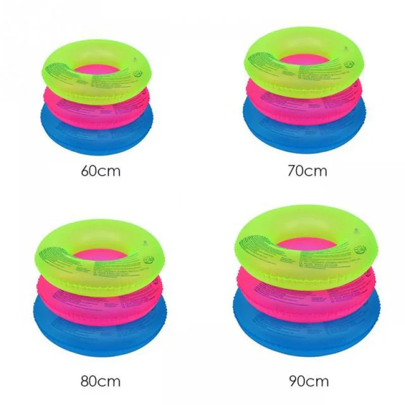 

Adult Children's Summer Outdoor Inflatable Fluorescent Swimming Circle Swimming Pool Swimming Pontoon Swimming Protector