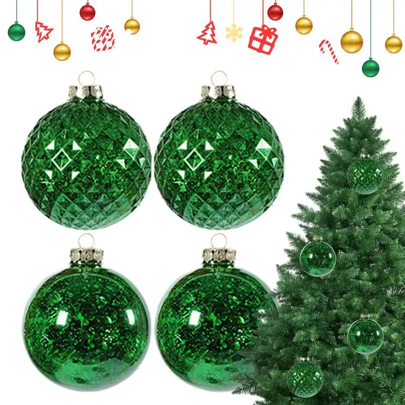 

Christmas Ball Pendant Glitter Balls Decor For Tree Decorations Tree Pendants And Decorative Hangings Balls Shatterproof Balls