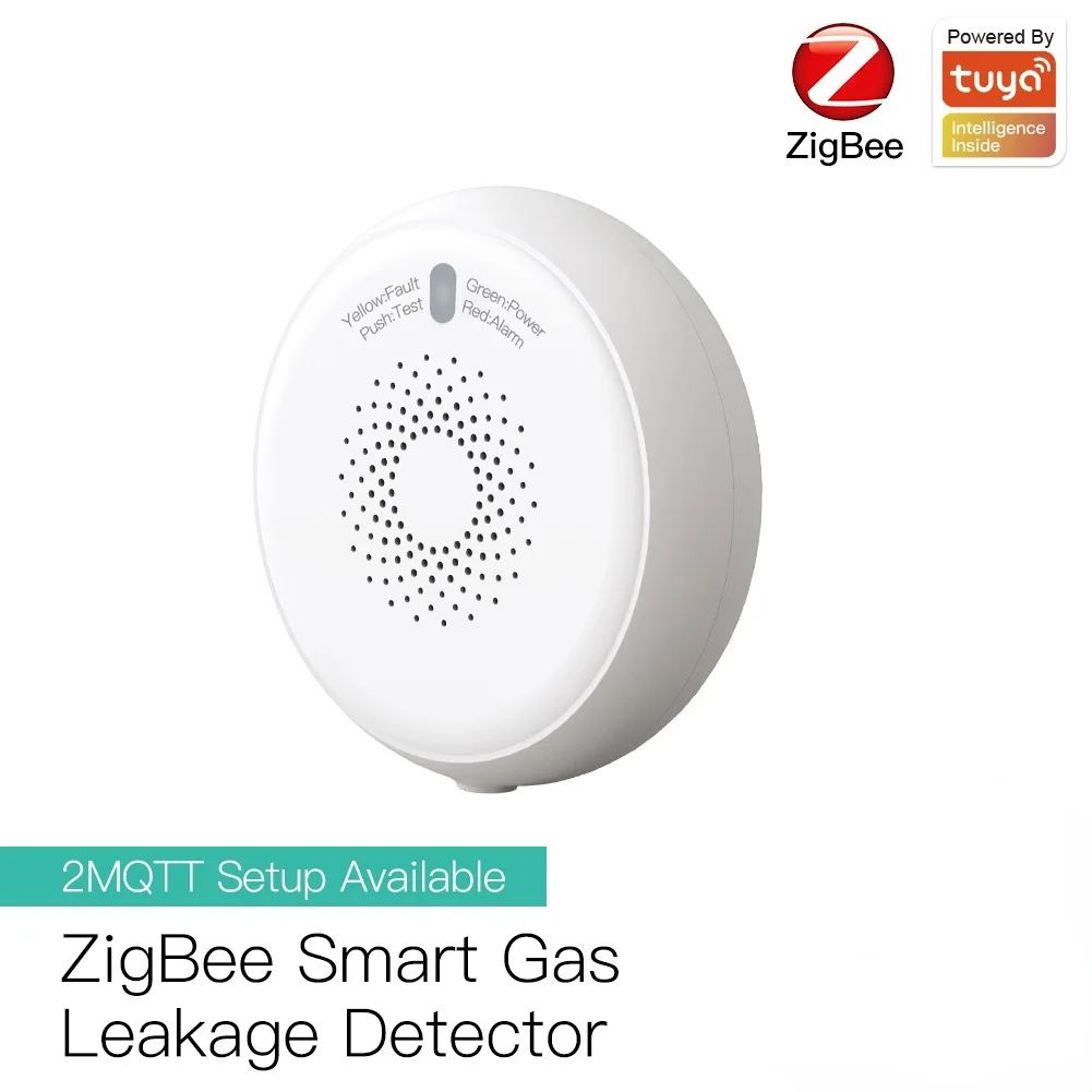 

Sensor Home Alarm System Getway Required Work With Tuya Smart Life APP ZigBee Gas Leak Detector Combustible Gas Alarm