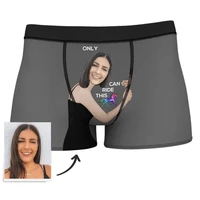 custom funny Girlfriends face Shorts wife Love Hug Boxer Christmas gift Valentines Day husband briefs brihtday underwear gifts