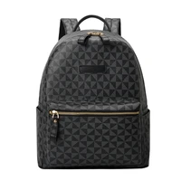 fashion men women backpacks plaid business mans pu leather back bags laptopmochilasschool backpack