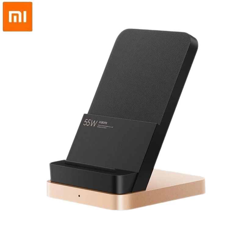 

100% Xiaomi 20w 55W Wireless Charger for 10 Ultra 10 11 9 Pro Cell Phone Air-cooled Original with Flash for Android Smartphone
