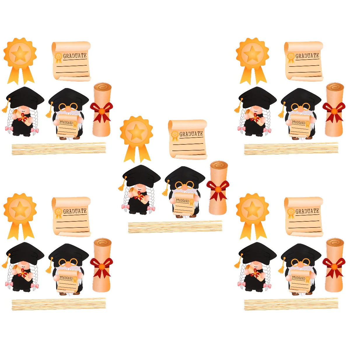 

Gnome Vase Cuttings Centerpiece Sticks Graduation Party Supplies Decoration Dining Table