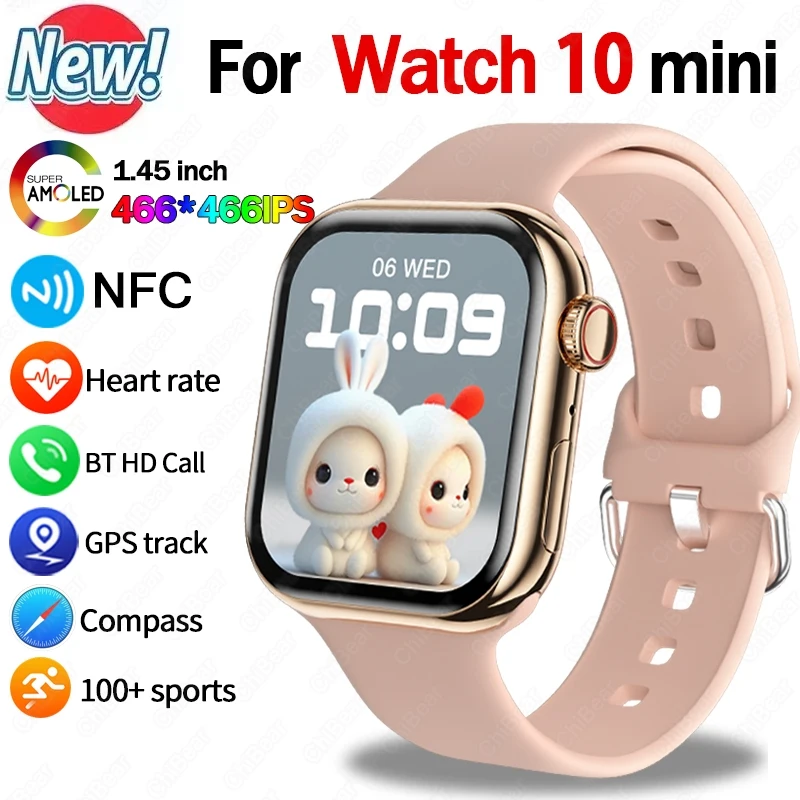 Для Watch 10 Series Smart Мужчины Женщины 1.85' Спорт и Фитнес Монитор Сердечного ритма