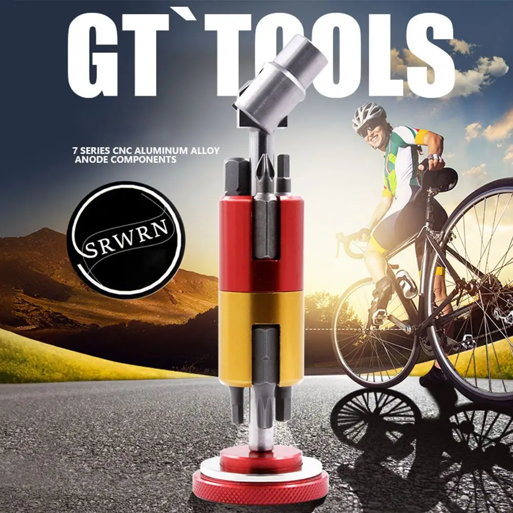

Portable Bicycle Repair Tool T25 Hexagon Wrench Hollow Shaft Crankset Tool