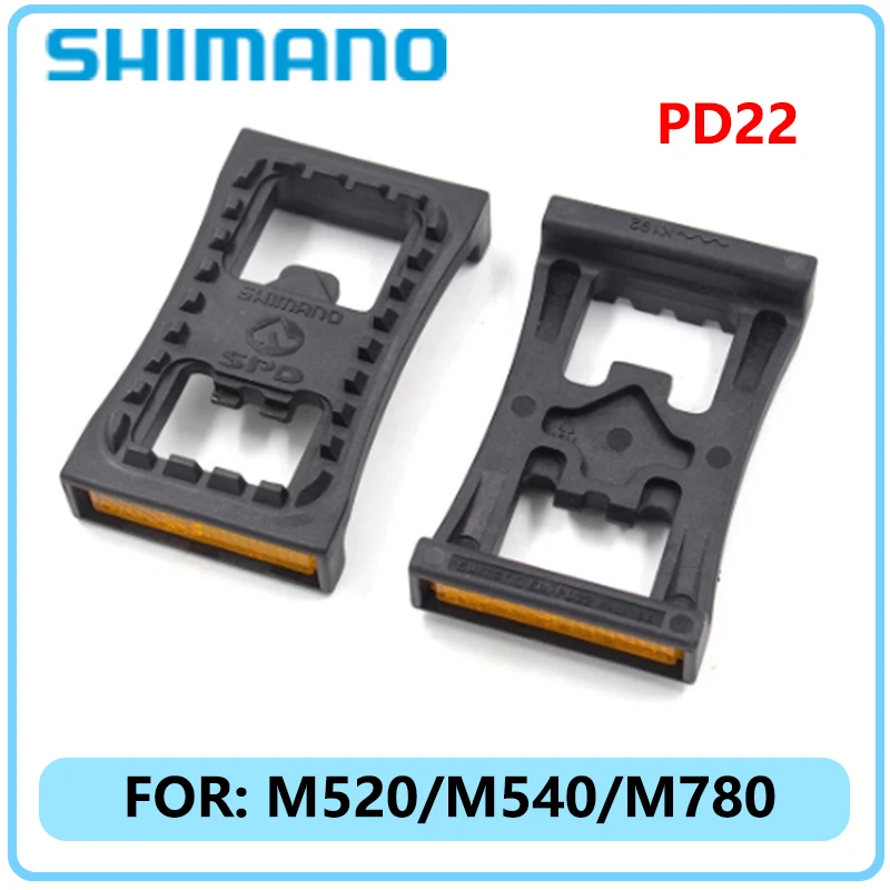 Shimano SM PD22 MTB Pedal Cleats Flat Adapter Self Locking Pedal Flat Plate Conversion Device Suitable For SPD M520 M540 M780