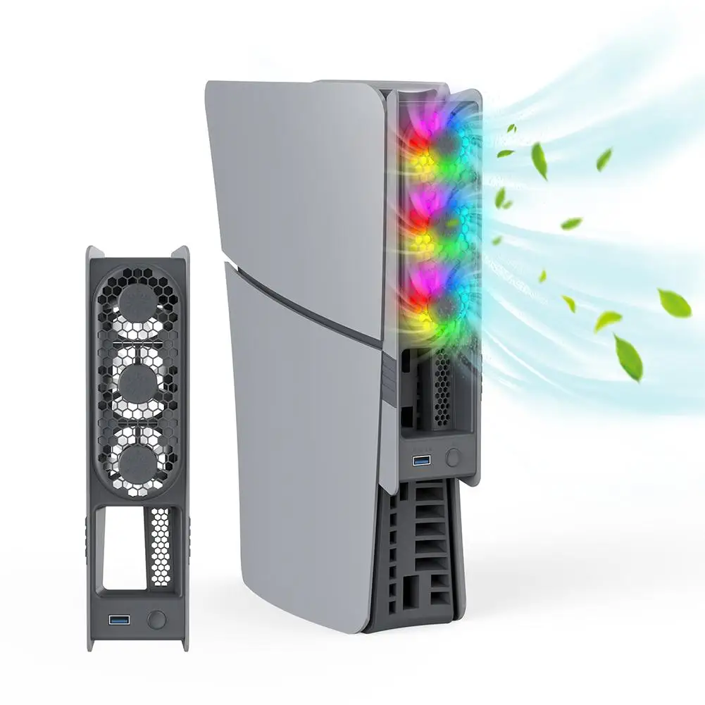 Охлаждающий вентилятор для Pro Slim Host с цветной вспышкой RGB