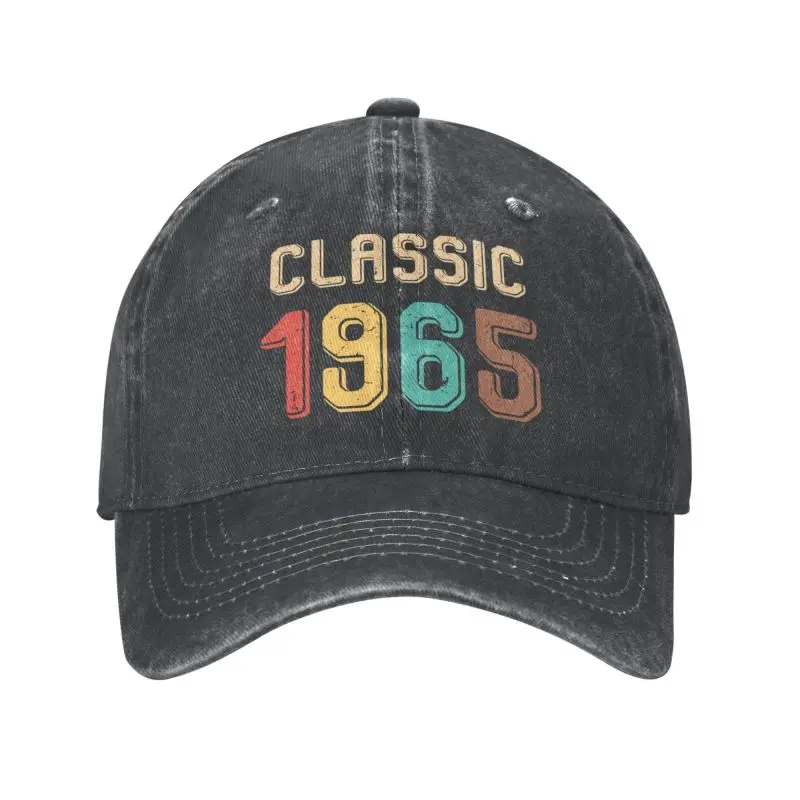 

Модная хлопковая винтажная Классическая Бейсболка унисекс 1965 57 лет регулируемая шапка для взрослых мужчин женщин Защита от солнца