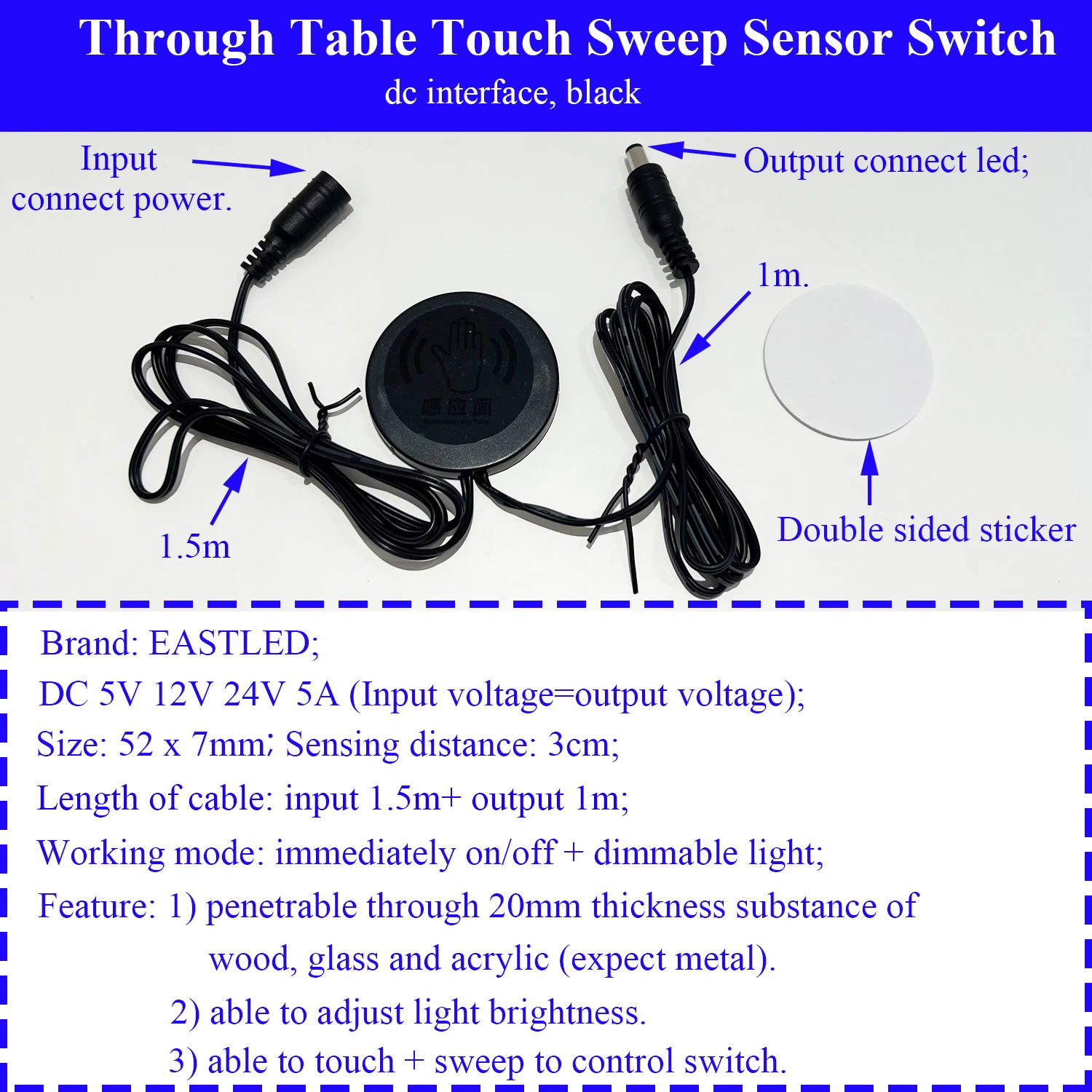 

Сенсорный переключатель для светодиодной ленты