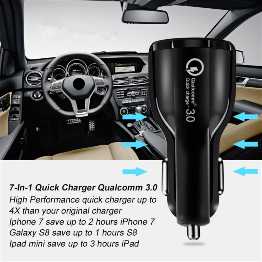 Автомобильные зарядные устройства Quick Charge для Chevrolet Cruze Aveo Lacetti Captiva Orlando Epica Sail Sonic