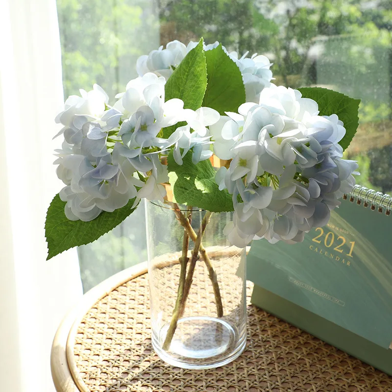 

Hand Moisturizing Artificial Hydrangea Wedding Simulation Flower Home Living Room Decoration Bonsai Simulation Plants