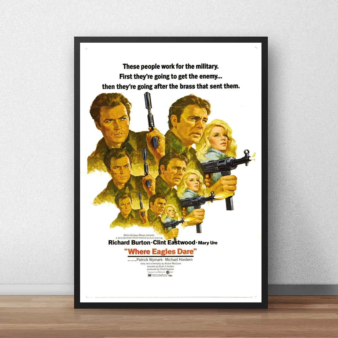 

Картина на холсте с рисунком «где орлы осмеливаются» для домашнего декора (без рамки)