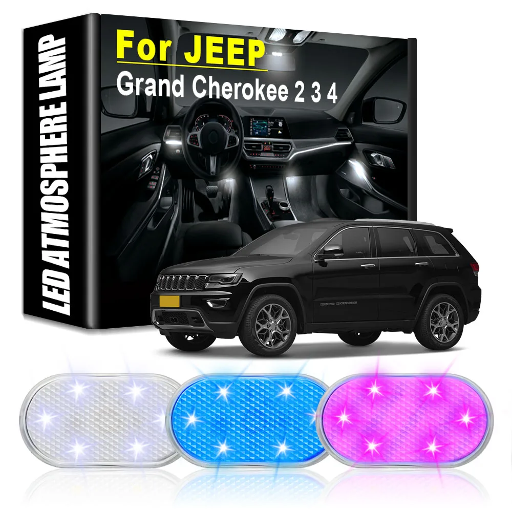 

Car LED Atmosphere Lights Car Rechargeable Touch Lamps Automotive Goods Car Accessories Auto Tools for Jeep Grand Cherokee 2 3 4