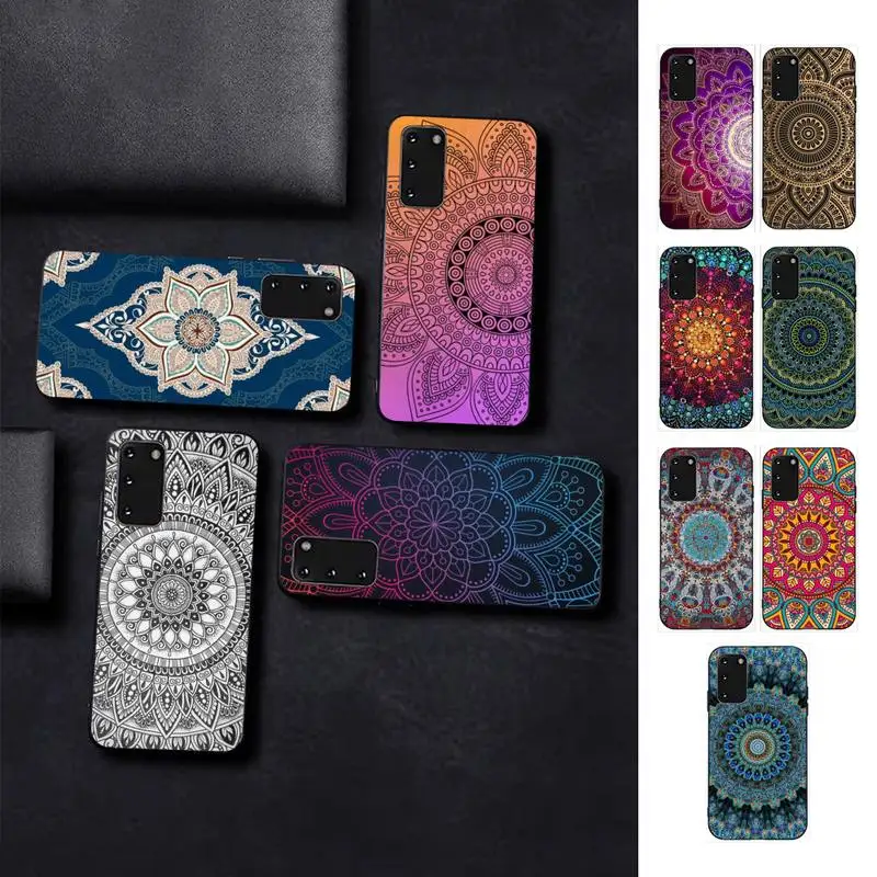 

Mandala Flower Phone Case for Samsung S10 21 20 9 8 plus lite S20 UlTRA 7edge