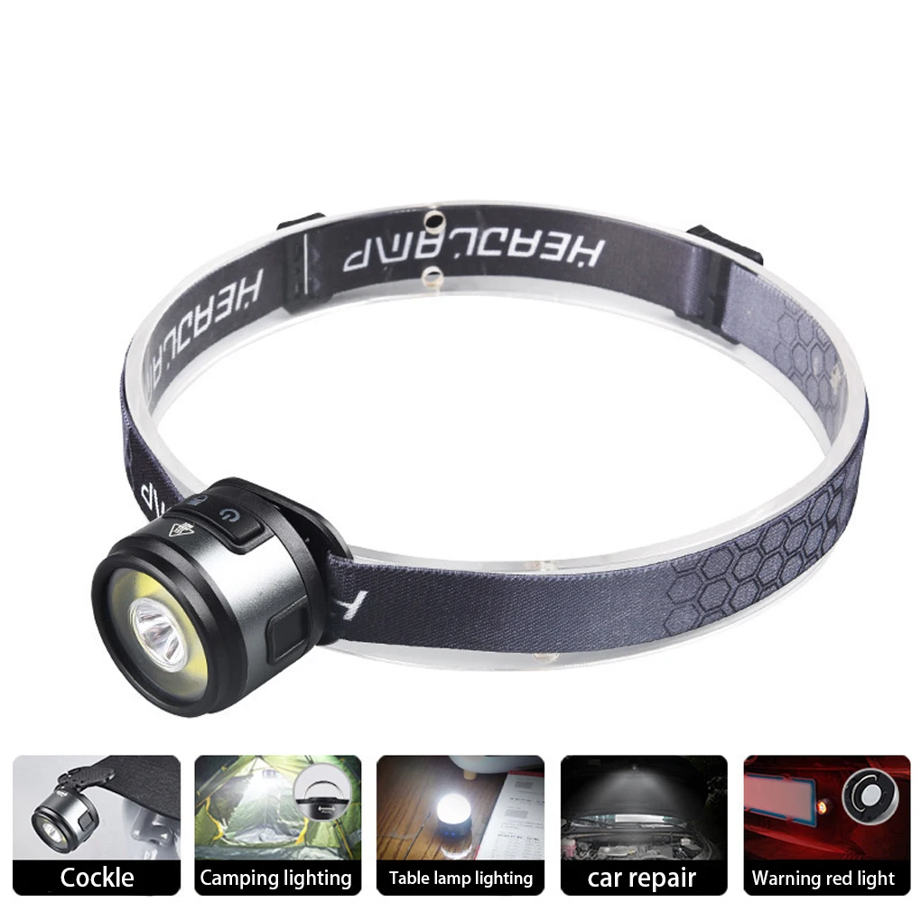 

Светодиодный налобный фонарь, профессиональное освещение для отдыха на открытом воздухе, кемпинга, рыбалки, езды на велосипеде, аварийное о...
