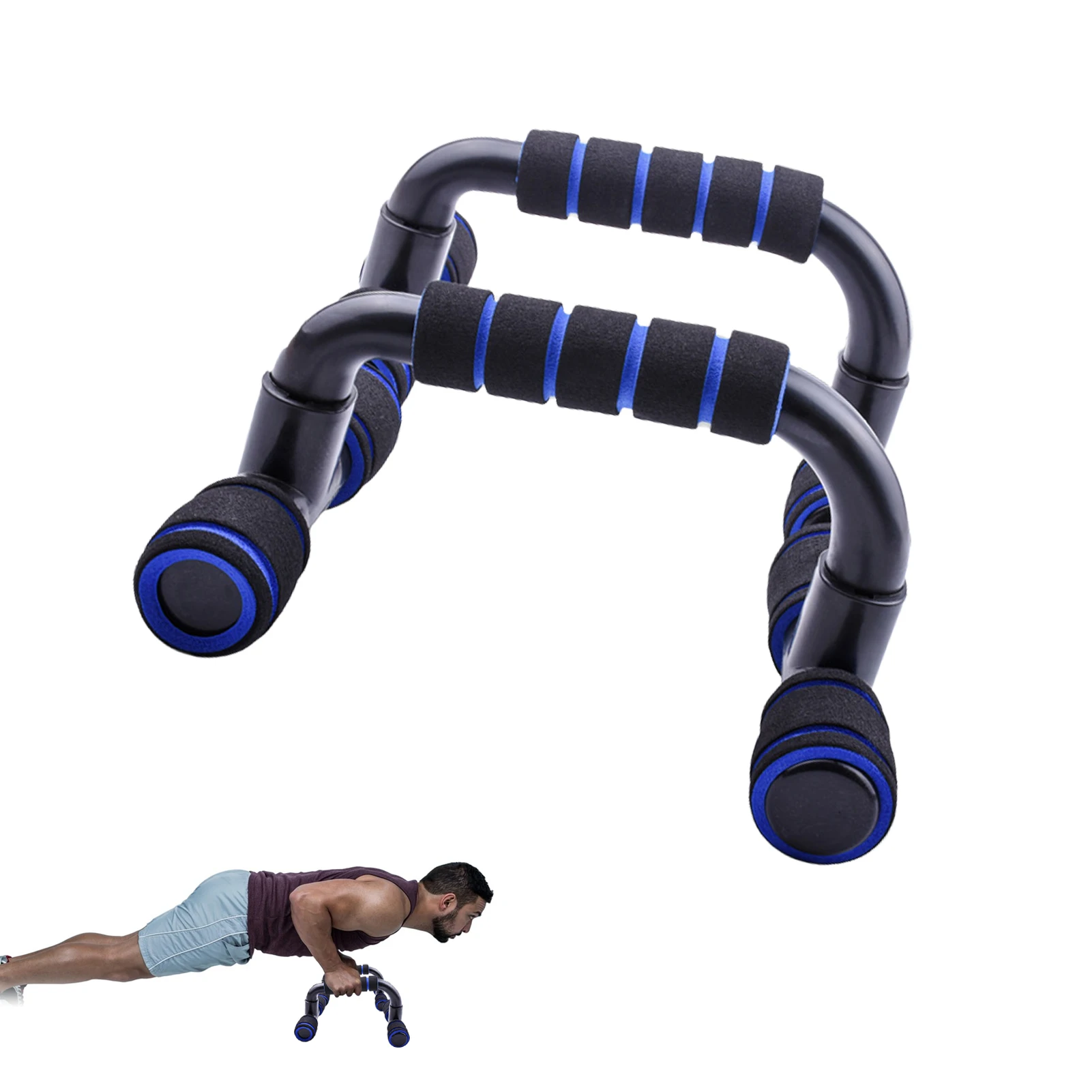 

2022 New Portable Push Up Bracket With Non-Slip Foam Handles Support Bar Sports Home Gym Training Equipment