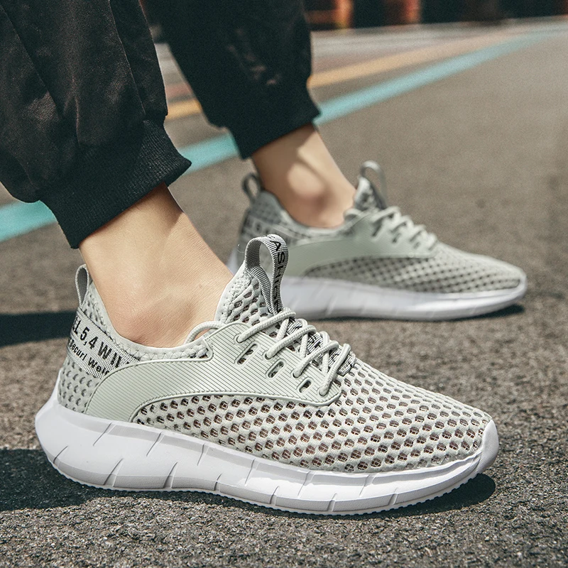 Breathable Men Running Shoes Lightweight Male Sports Shoes Soft Anti-Slip Men's Sneakers Summer Mesh Tennis 2023 Free Shipping