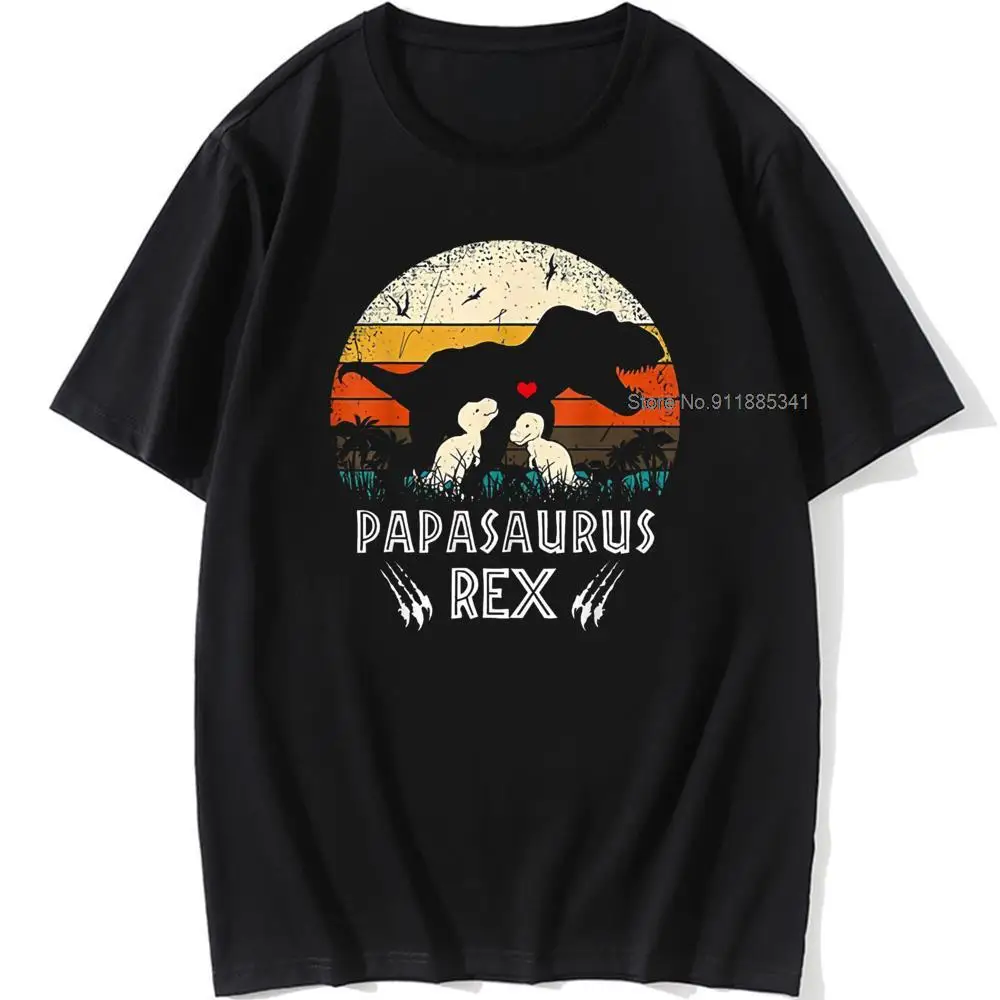 

best seller Papasaurus Rex Shirt Dad Father Dinosaur T-rex Tee Father's Day Unisex XS-3XL oversized T shirt retro t shirt