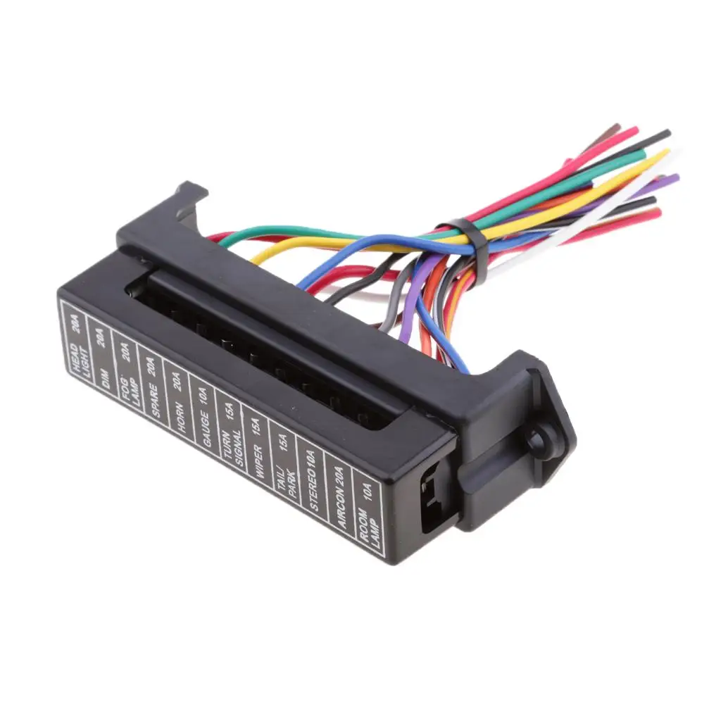 

Car Truck Automotive 12 Way ATC/ Holder With Wire Harness