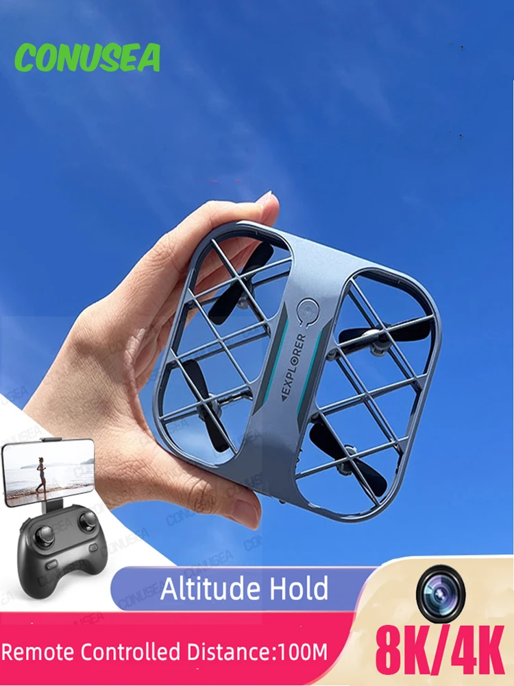 JJRC H107 Mini Drone Dron 8K 4K Quadcopter with Camera Real-Time Transmission Mini Pocket UFO Small Remote Control Plane Toy Boy