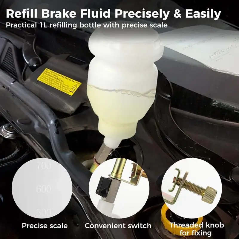 Набор для вакуумного тормоза 3 л пневматический тормозной жидкости сцепление