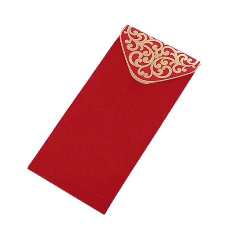 

10 шт. китайский красный конверт на праздник весны HongBao счастливый карман для денег на новый год 2023 свадьбу все случаи жизни B03D