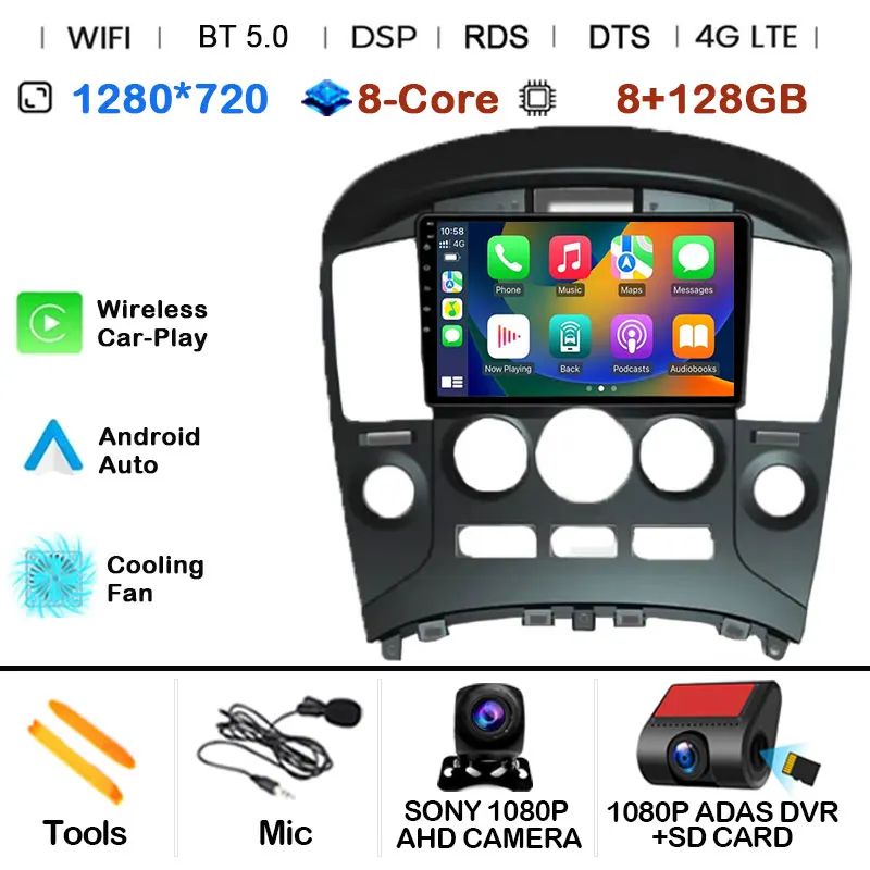

Android 15 для Hyundai H1 Grand Starex i8000 TQ 2007-2015 5G Автомобильный радиоприемник CarPlay Мультимедийный плеер Авторадио Навигация GPS 360