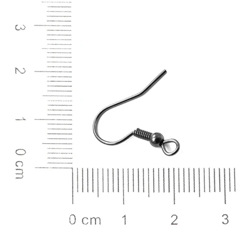 Железные застежки-крючки для сережек с бусинами, набор из 200 шт., Celadon