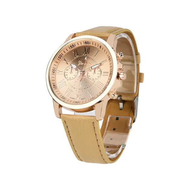 Women's Digital Wristwatches Roman Numerals Faux Leather Analog Quartz Watch Wristwatches Watches For Women Leather reloj mujer 6