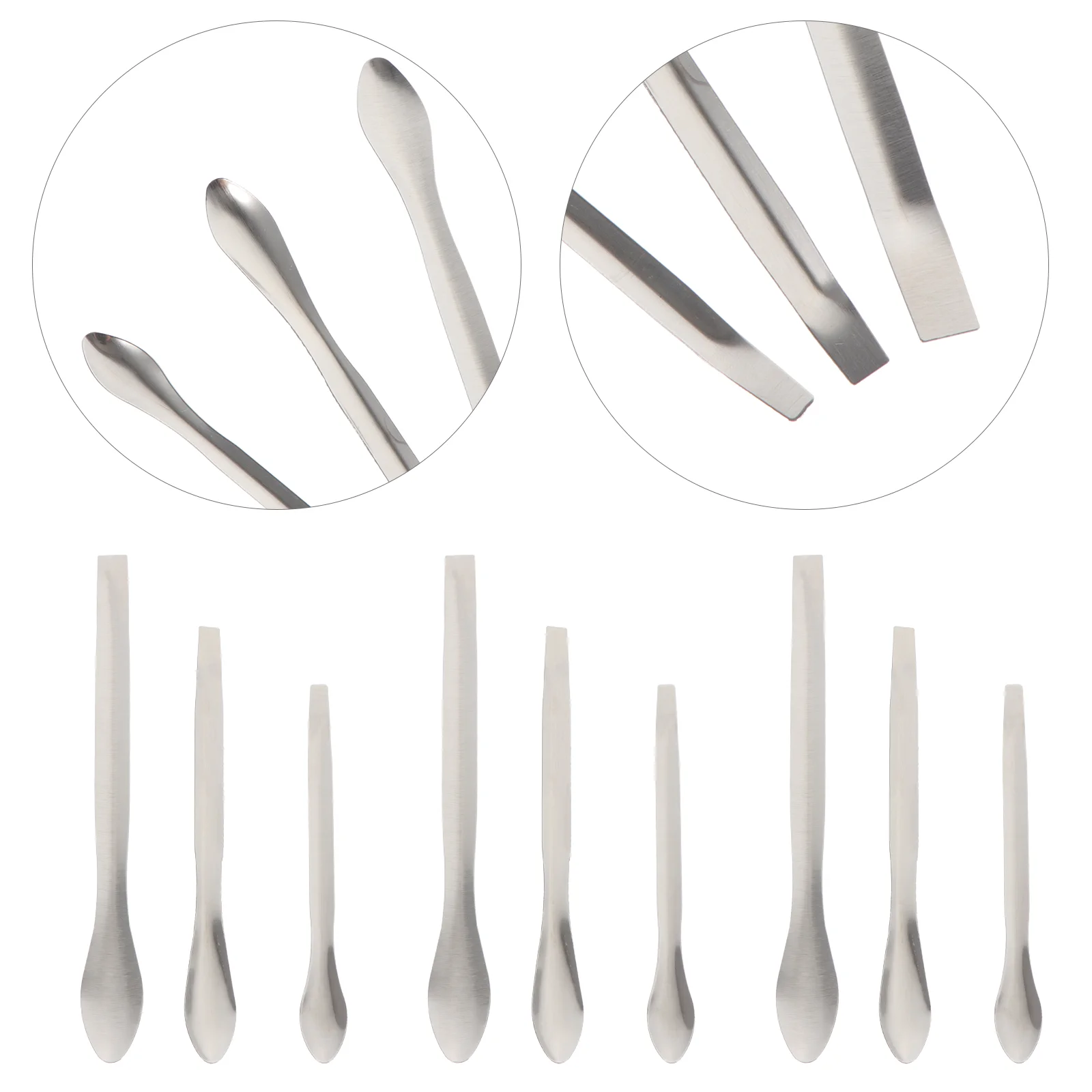 

Spoonложки, ложка, измерительный металлический реагент, ингредиенты, шпатель для смешивания Кока из нержавеющей стали, микромощный шпатель, м...