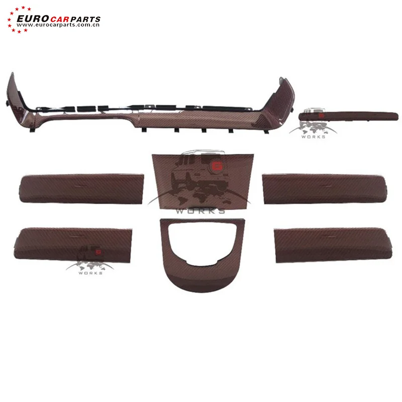 

Interior parts fit for W464 W463a red carbon fiber material automobile cars high quality high sale interior carbon part