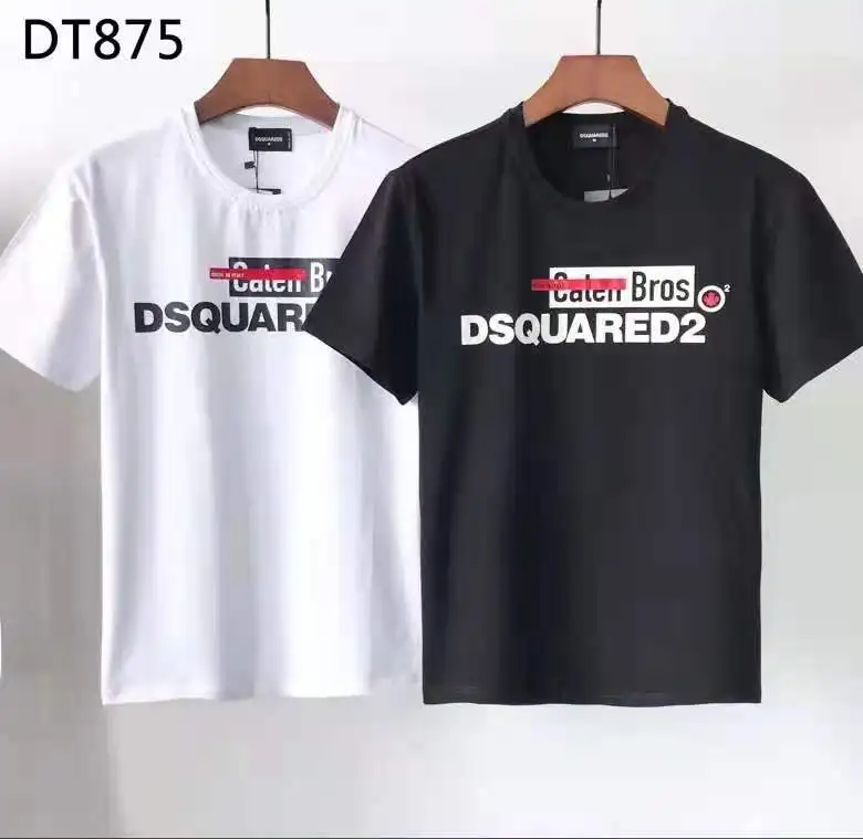 

Dsquared2 Summer street women/menT-shirt casual short-sleeved men's T-shirt fashion cotton DT875#