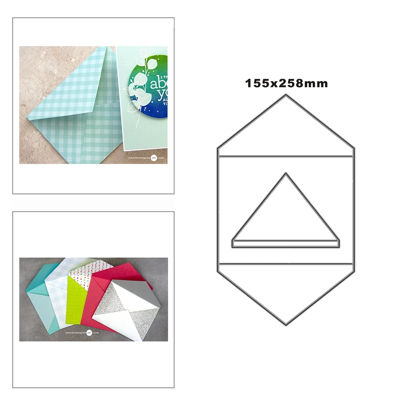 

Новый складной металлический высекальный шаблон в виде конверта для скрапбукинга, создание карт, фотоальбом для рукоделия