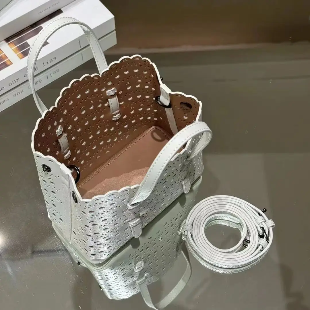 Брендовый дизайн модная сумка-ведро большой емкости из натуральной кожи 2024