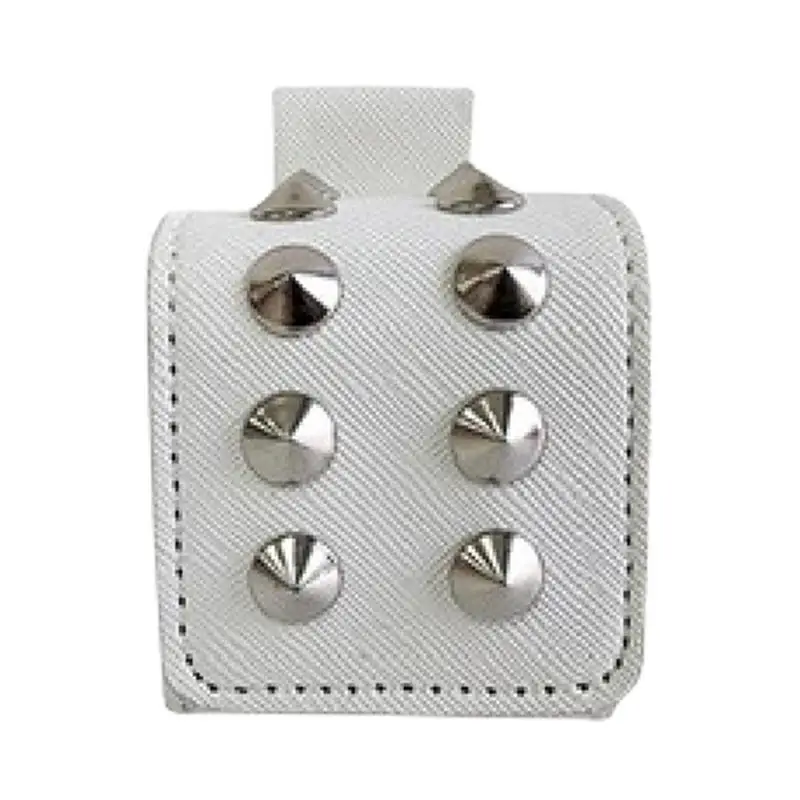 

Mini Golf Ball Bag PU Leather Waist Belt Golf Ball Pouch Practical Portable Rivets Golf Ball Case Waist Holder Bag Hook Clip