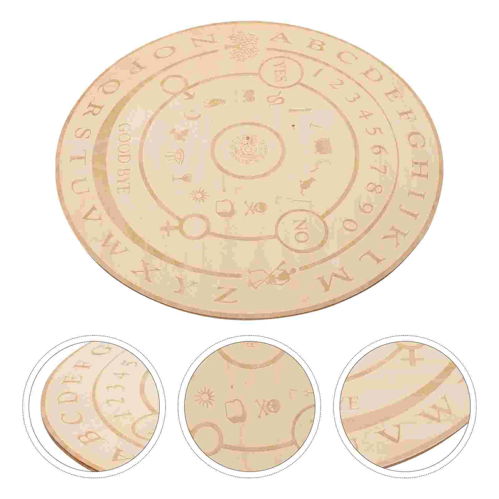 

1PC Wooden Altar Board Ornament Wooden Altar Psychic Board Home Decoration
