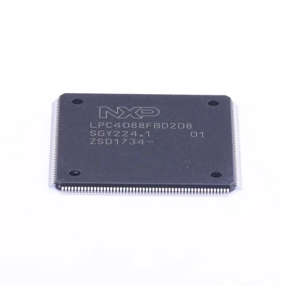 MCU  LPC4088FBD208  LPC4088 ARM Cortex M4 RISC 512KB Flash 3.3V Automotive 208LQFP Electronic Component