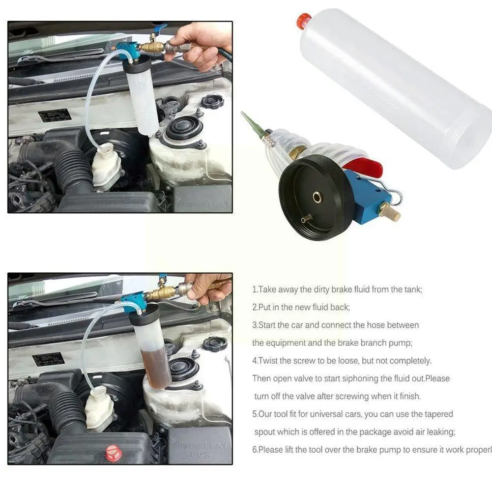 

Car Brake Tool Brake Oil Replacement Machine Brake Emptying Oil Fluid Tool Pumping Manual Replacement Machine Oil Brake Car J3k7