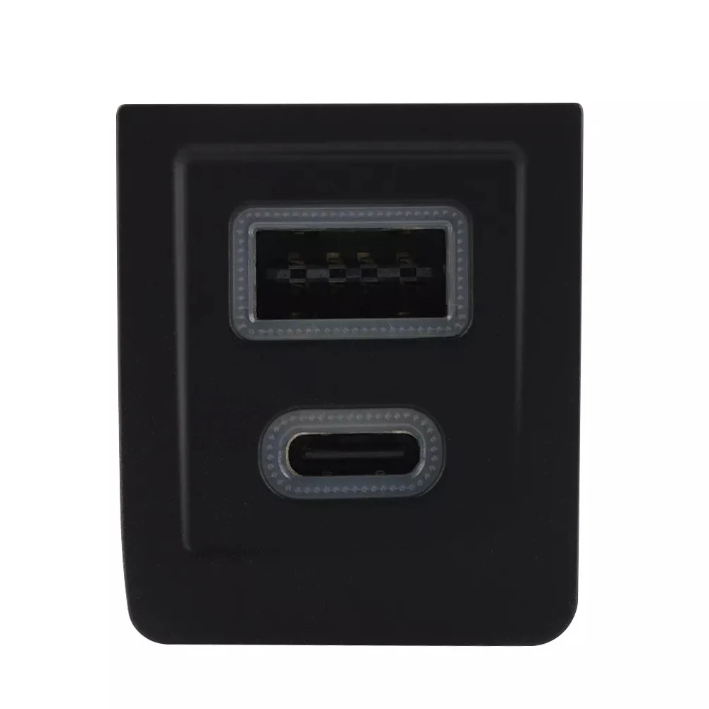 Автомобильное зарядное устройство с двумя USB-портами разъем PD + QC3.0 постоянного