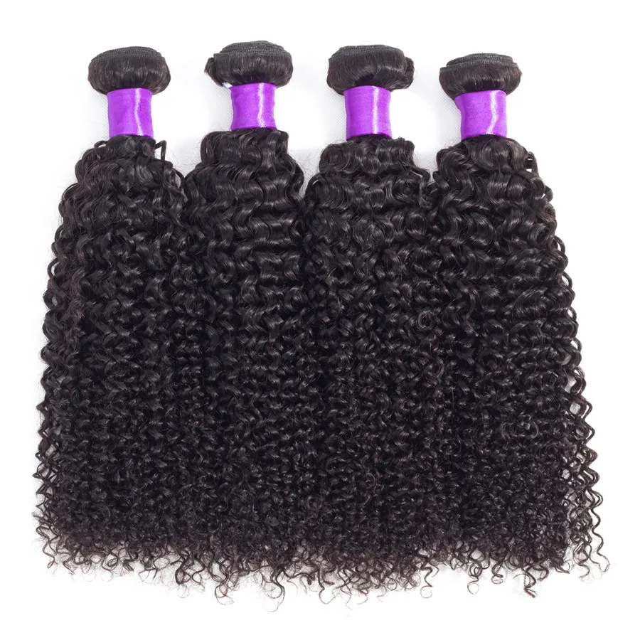 

Bling Hair 4 Bundles Sale Kinky Curly Bundles Brazilian Hair Weave Bundles Remy Human Hair Extensions 30 32 34Inch Natural Color
