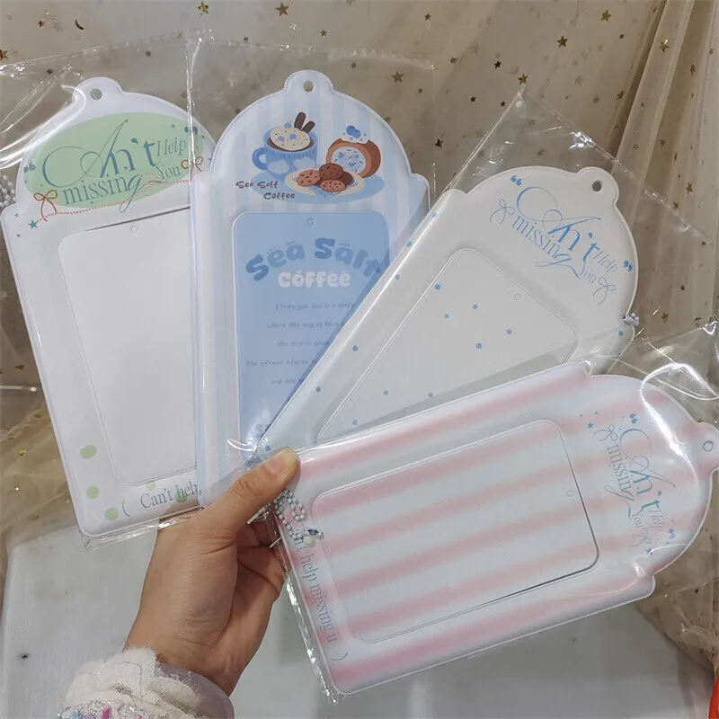 6-дюймовый держатель для открыток из ПВХ коллекции Kpop Idol Album Fine Photo Card Display Frame Lomo