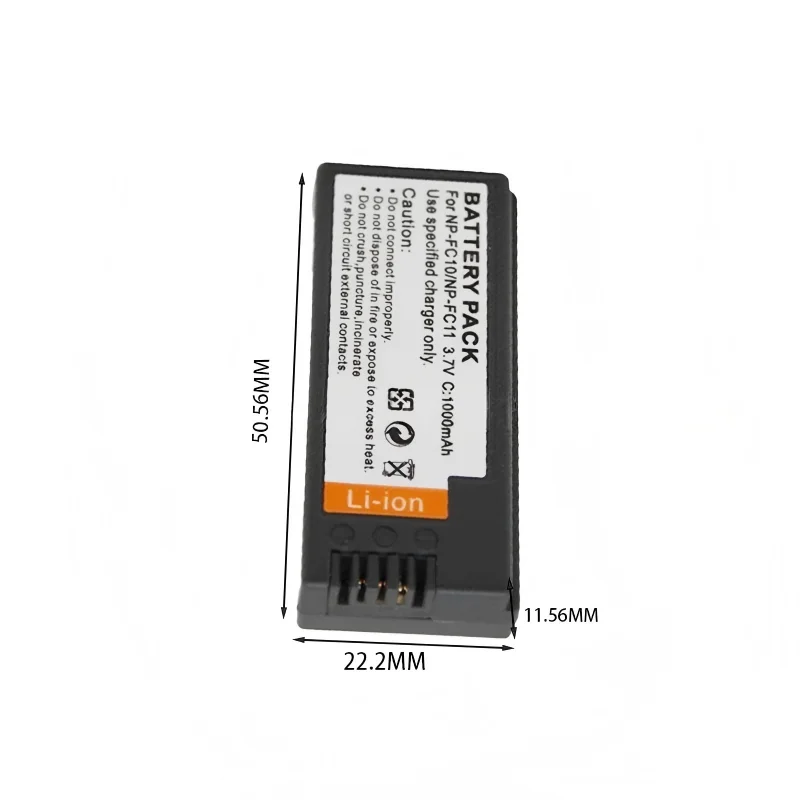 Фото Аккумулятор для камеры NP-FC10 NP-FC11 3.7V 1000mAh для SONY DSC-F77 F77E F77A FX77 P2 P3 P5 P7 P8 P8E P8S P8L P8R P9 P10 P10E+ с зарядным устройством №3
