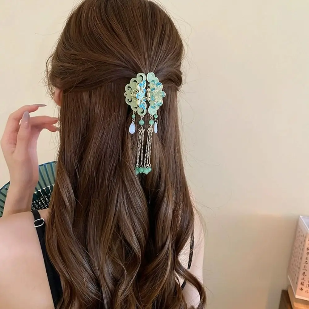 Персонализированные кисточки заколка для волос в форме бабочки маленькая