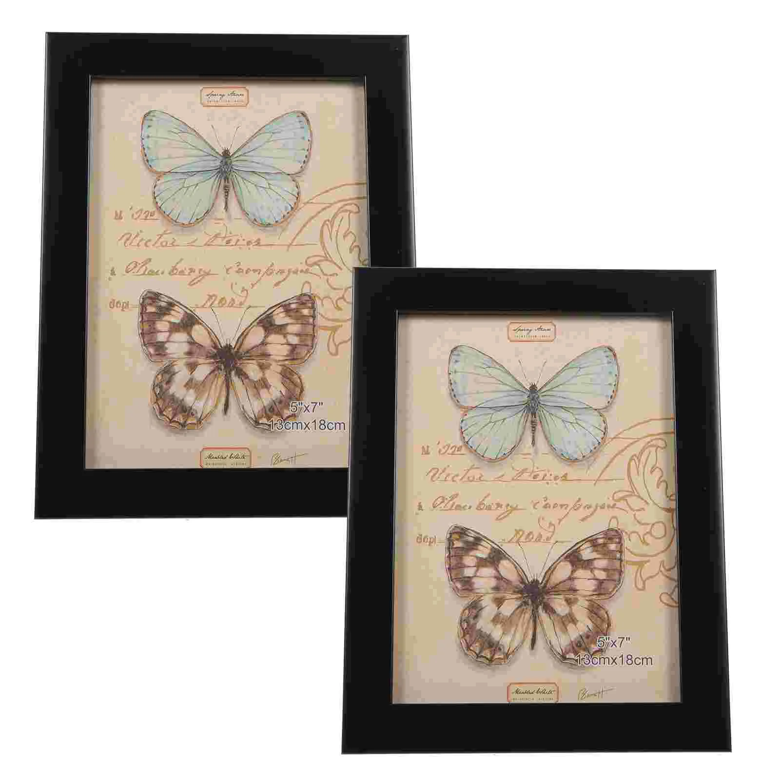 

Frame Picture Photo Vintage Frames Holder Display Wooden Farmhouse Tabletop Rustic Desktop Cover Clear Decorativedistressed