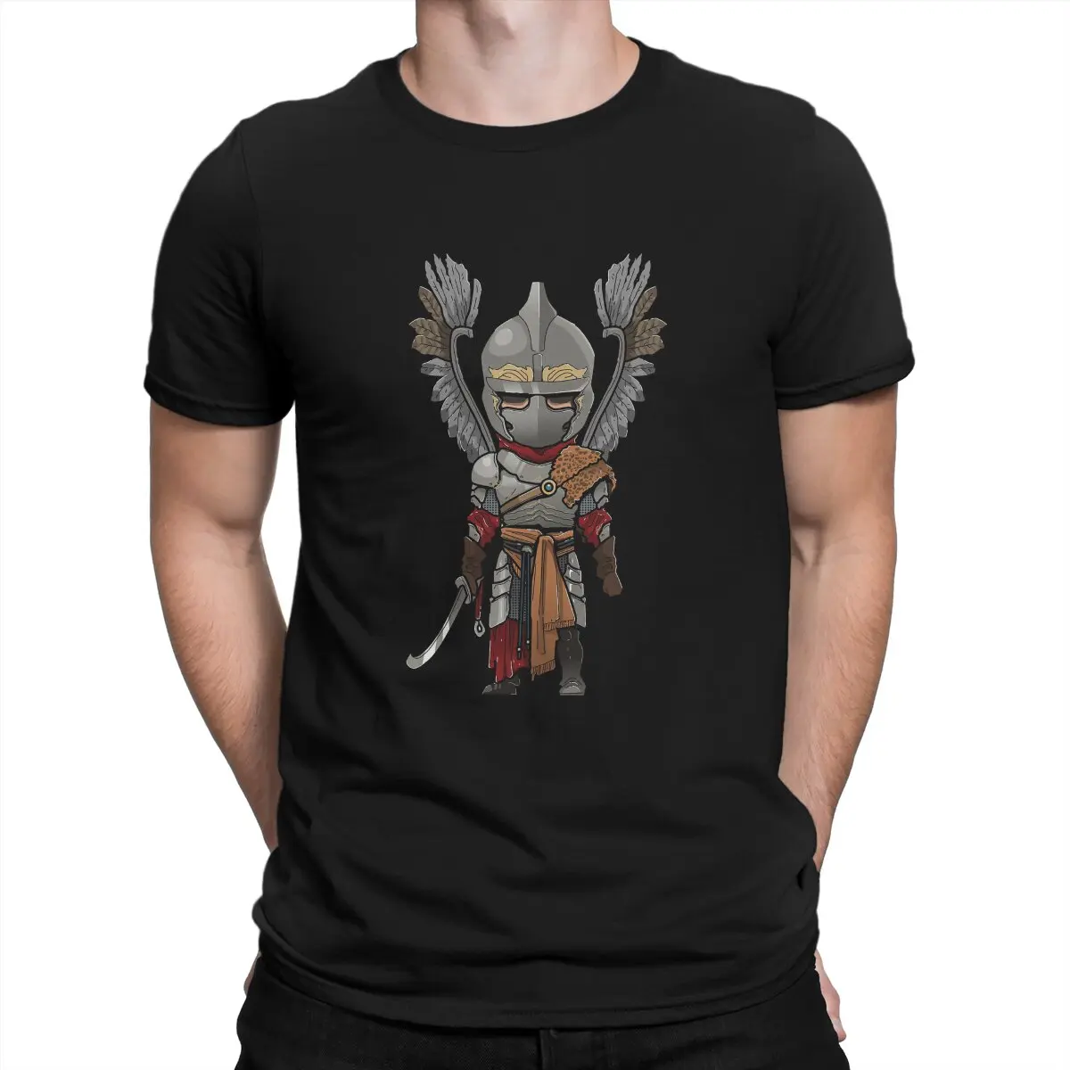 Winged Hussar Men's TShirt Polish Warrior Fashion T Shirt Graphic Sweatshirts New Trend