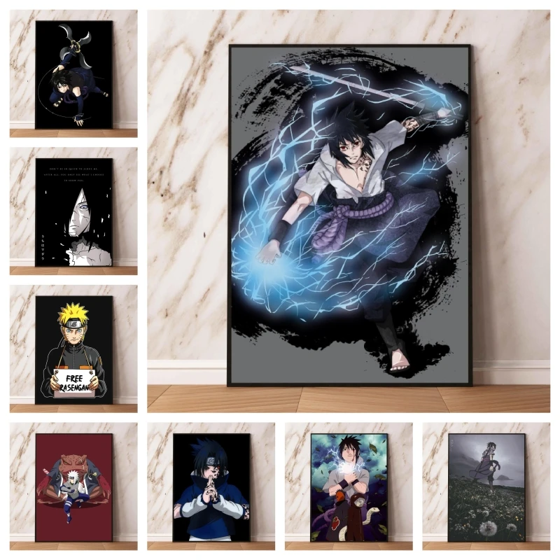 

Japanese Anime Canvas Paintings Naruto Character Poster Toys Hd Print Art Prints Modern Home Living Room Christmas Gifts
