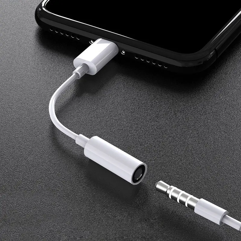 

For IOS Headphone Adaptador for IPhone 13 12 11 X 8 7 Plus Aux Audio Splitter for Lighting To 3.5mm Adapter Earphone Jack Cable