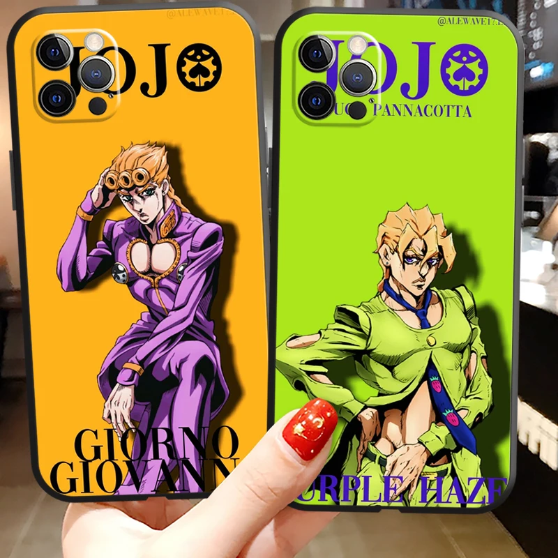 

JoJo's Bizarre Adventure Phone Cases For iPhone 11 12 Pro MAX 6S 7 8 Plus XS MAX 12 13 Mini X XR SE 2020 Carcasa Soft TPU