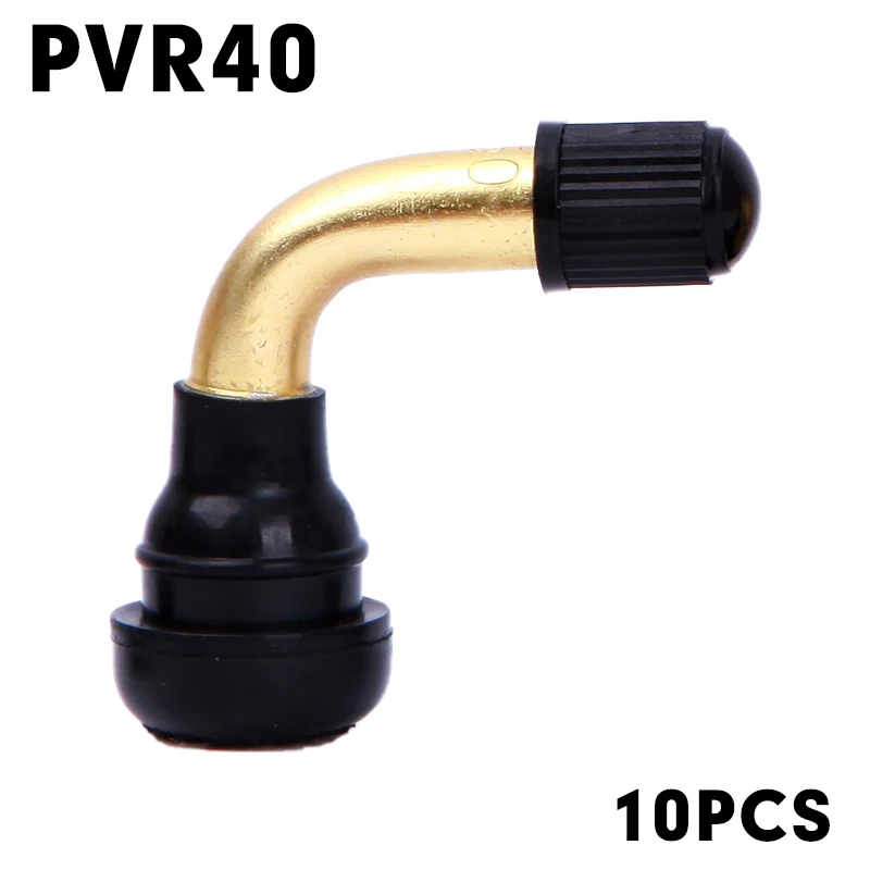 

10PCS PVR40 Rubber Valve Core Electric Car Tubeless Tire Valve Battery Car Elbow Motorcycle Valve Removal Tool PVR50 PVR60 PVR70