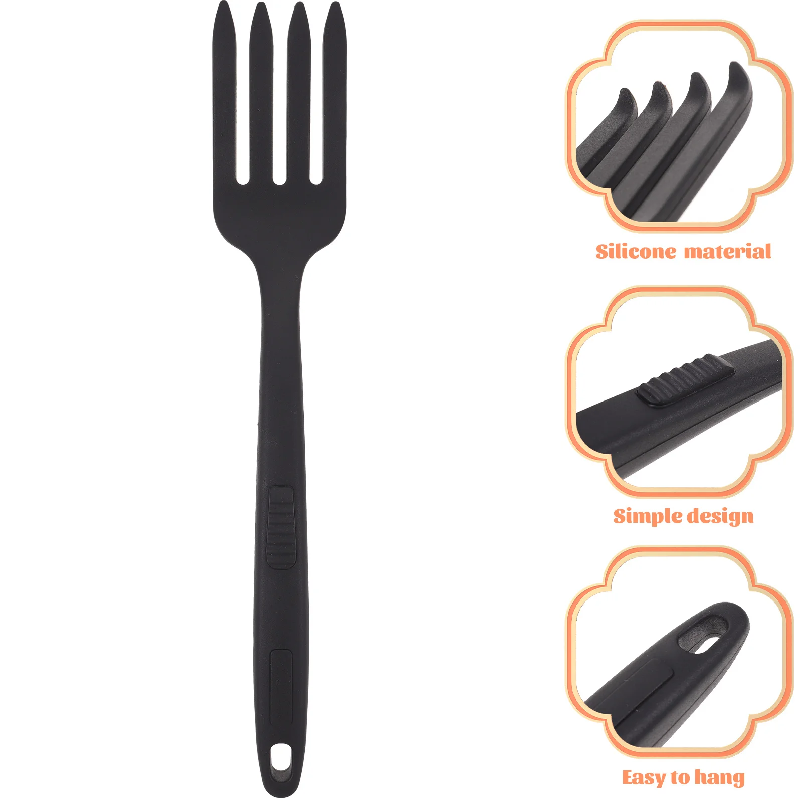 Силиконовая кухонная вилка рамэн лапша гвинчи паста кухонный сервер для еды